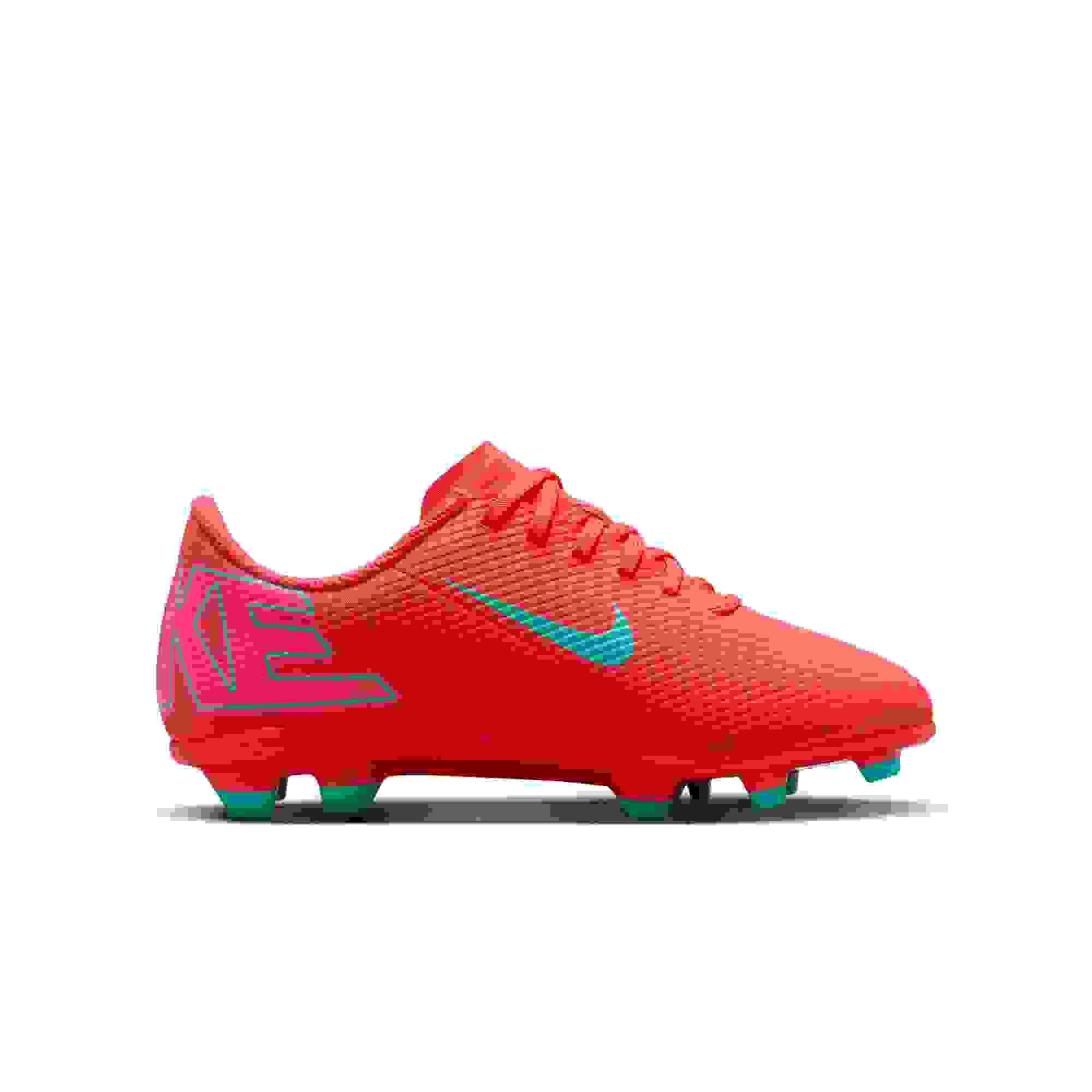 Nike Jr. Mercurial Vapor 16 Club MG Grade School Boys' "Ember Glow/Aurora Green" Soccer Cleat